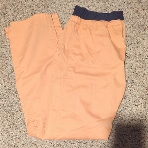 Cherokee Peach Pants with Dark Grey Waistband